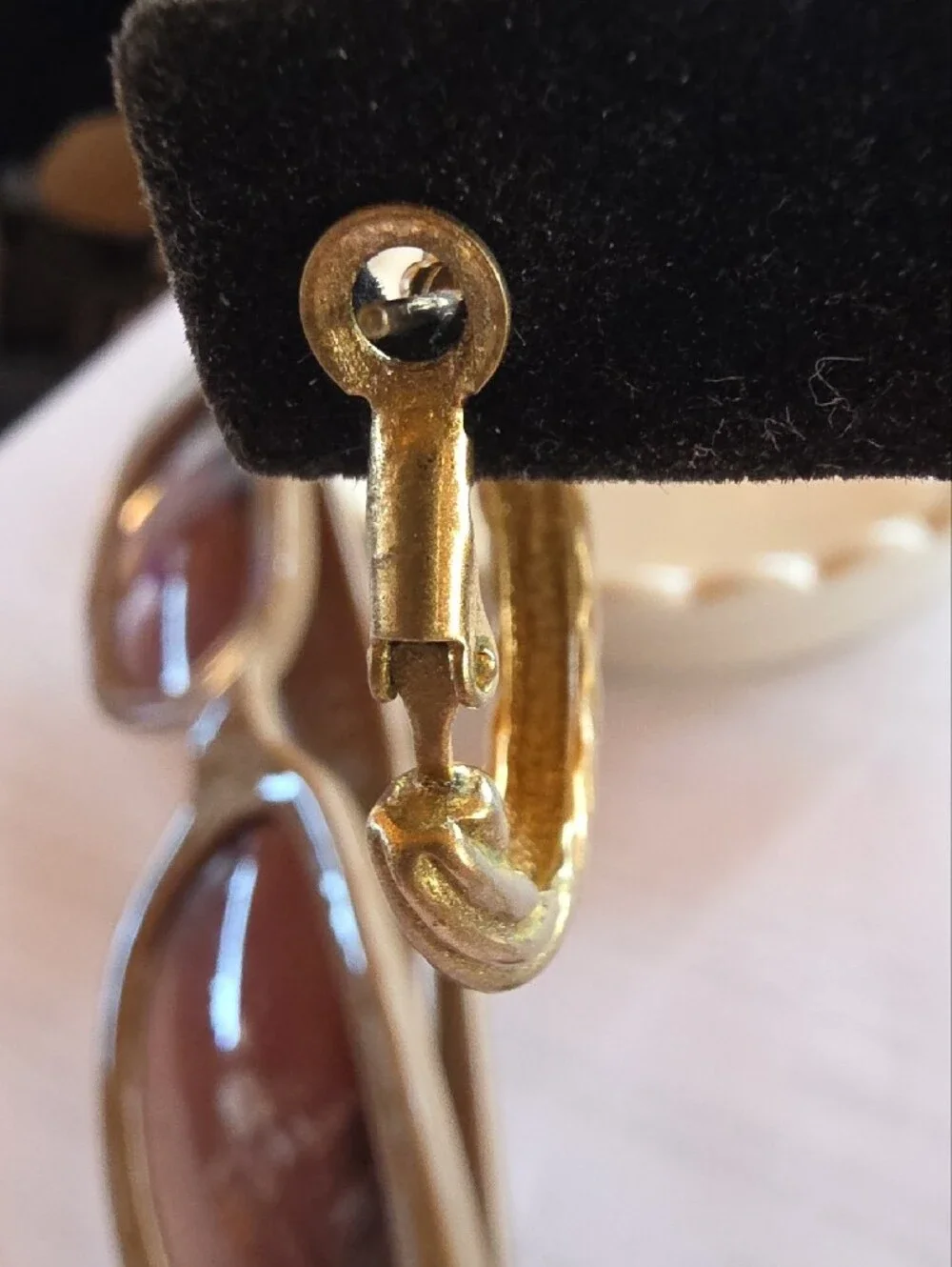 Gold-Tone Twisted Hoop Earrings - Women's Jewelry